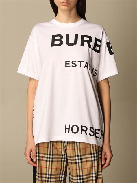 burberry white t shirt women's|burberry white t shirt men.